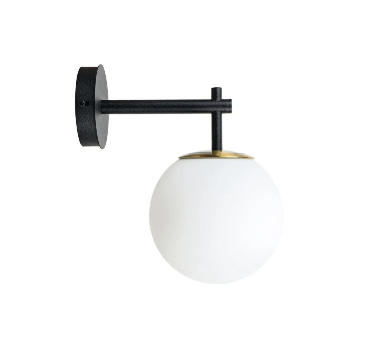 Бра (світильник настінний) Opal W150 Black/Brass1